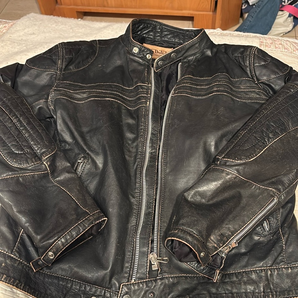 Von Dutch leather moto jacket XXL excellent condition